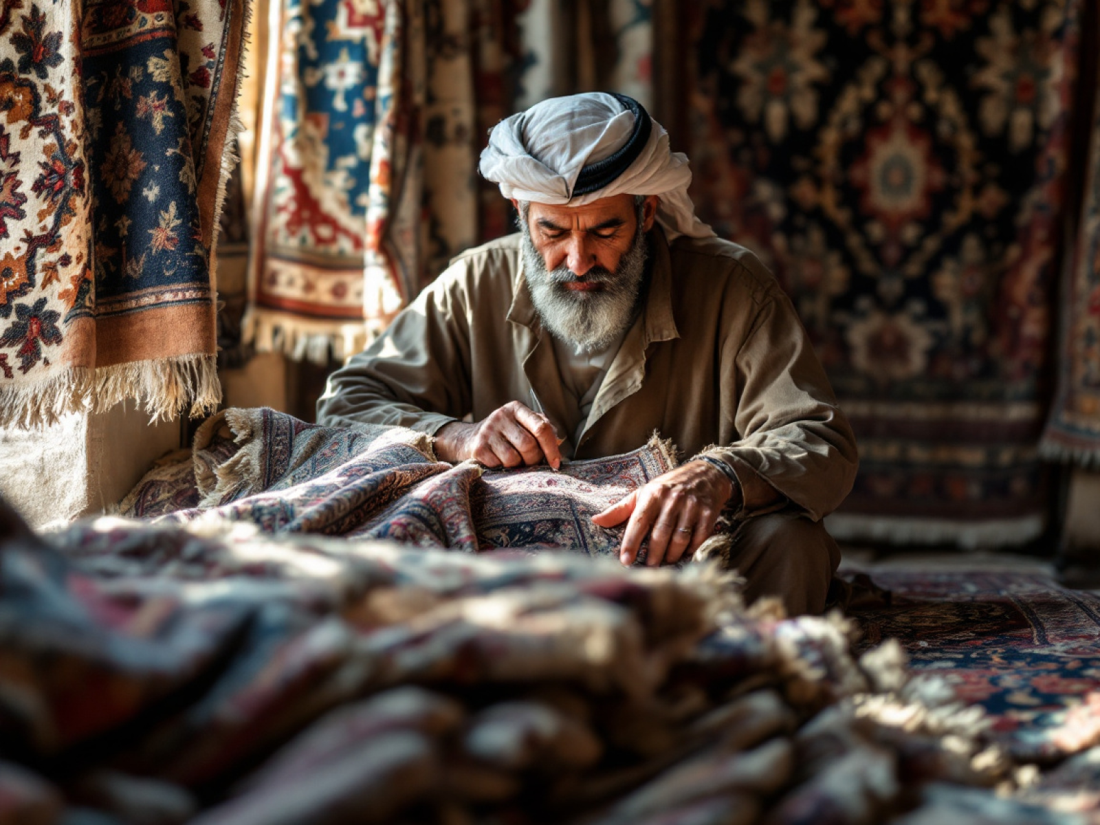 A Historical Background of Hand-Made Persian Rugs