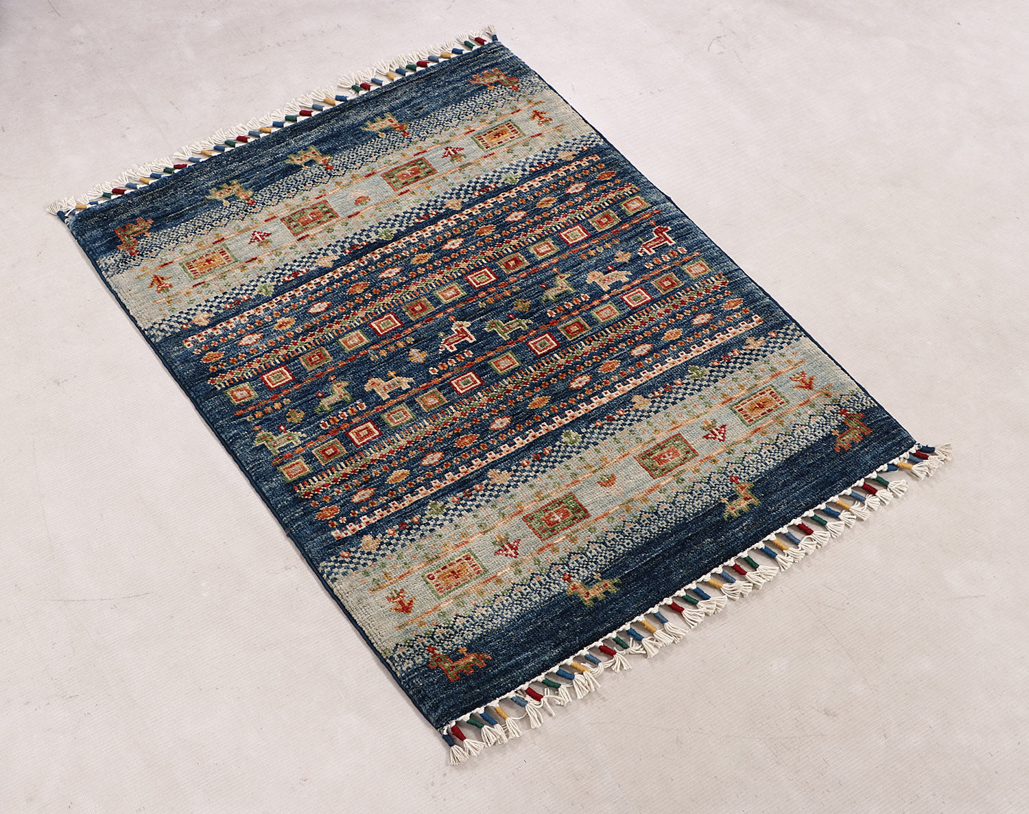 Handmade Persian Rug KHURJEEN