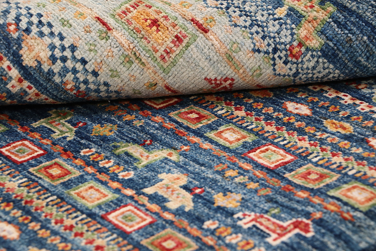 Handmade Persian Rug KHURJEEN