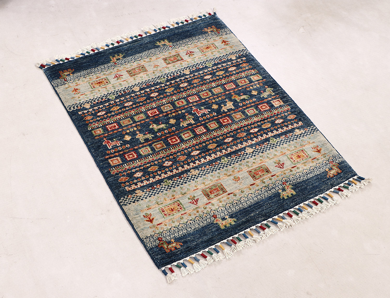 Handmade Persian Rug KHURJEEN