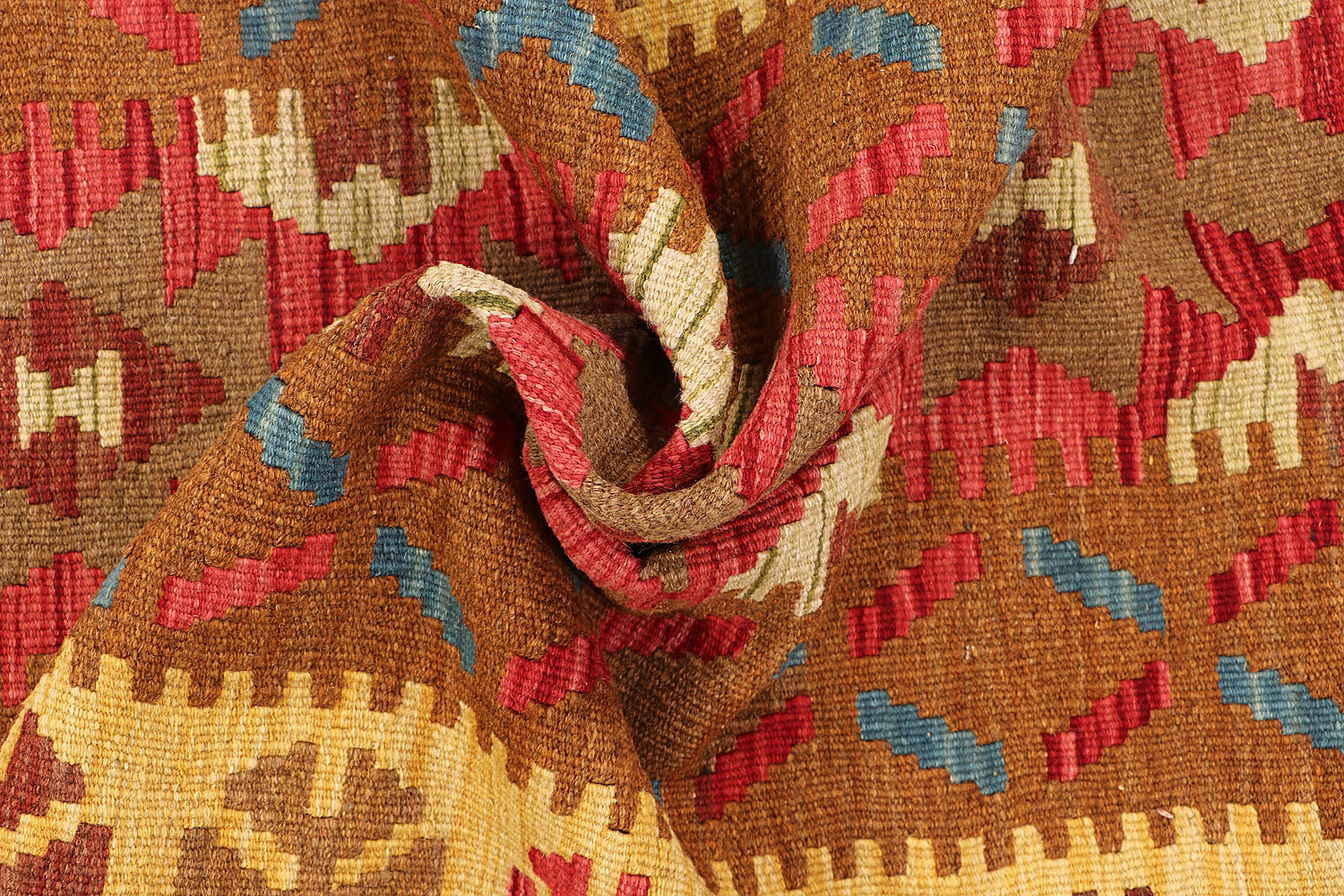 Multy Handmade Veggie Dye Kilim Rug Rectangular