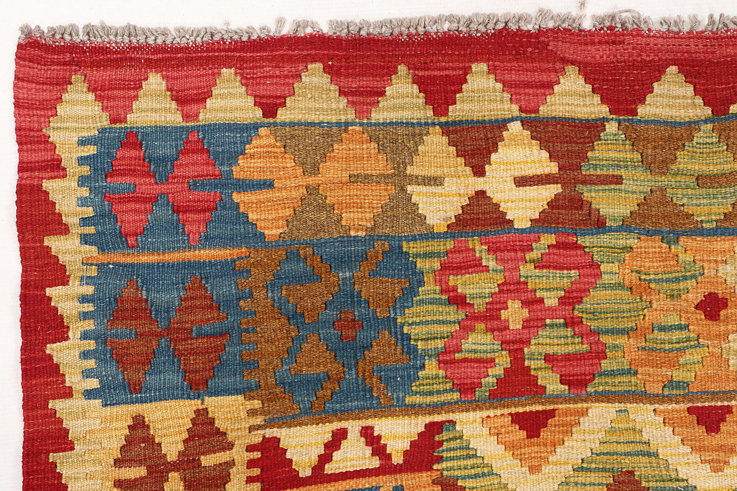 Multy Handmade Veggie Dye Kilim Rug Rectangular
