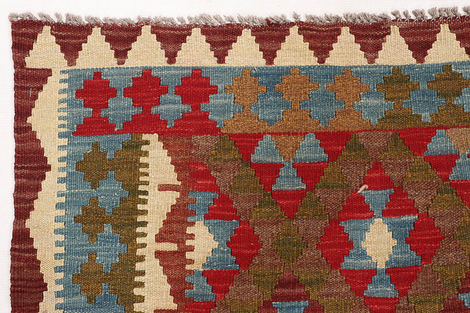 Multy Handmade Veggie Dye Kilim Rug Rectangular