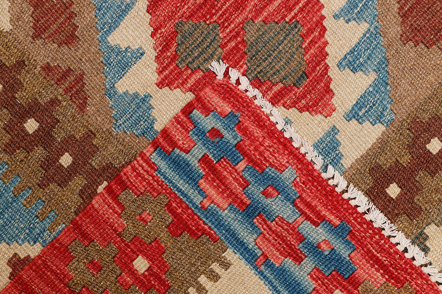 Multy Handmade Veggie Dye Kilim Rug Rectangular