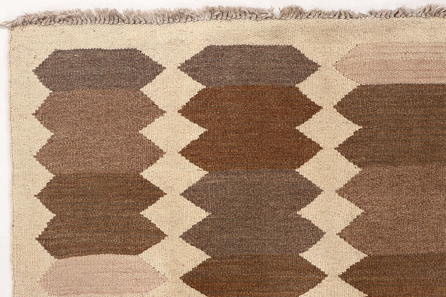 4' 6" x 6' 6 Multy Handmade Veggie Dye Kilim Rug Rectangular