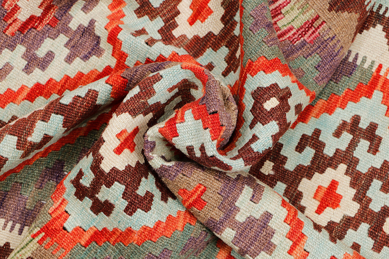 Multy Handmade Veggie Dye Kilim Rug Rectangular