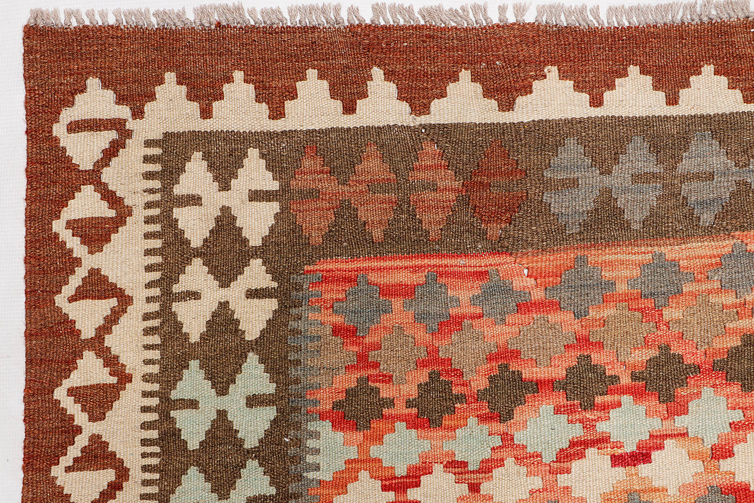 Multy Handmade Veggie Dye Kilim Rug Rectangular