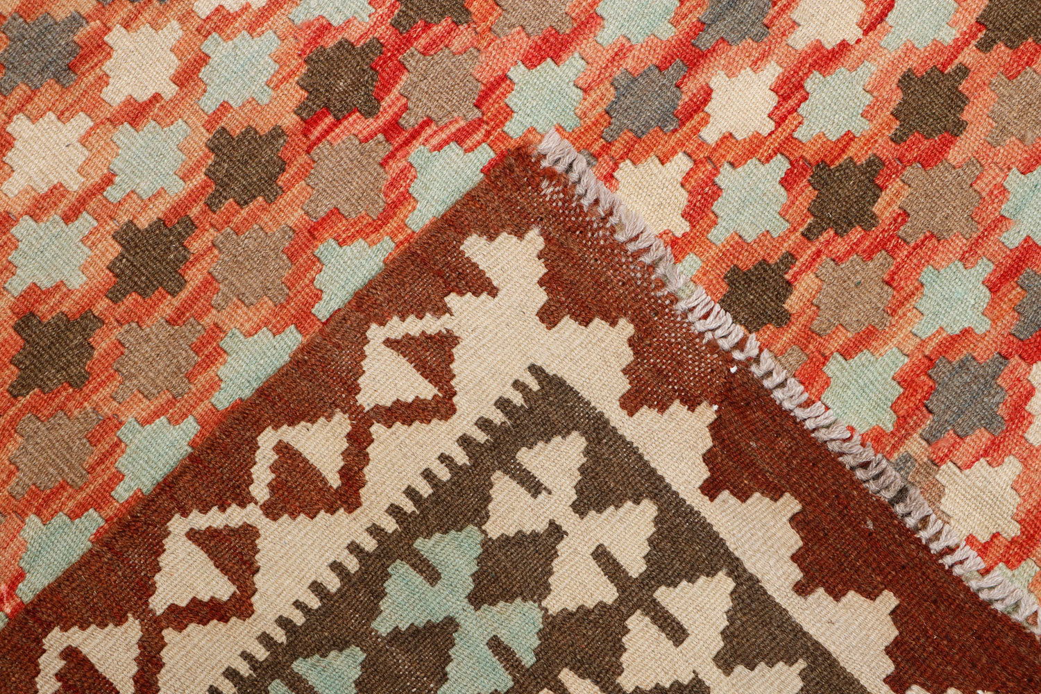 Multy Handmade Veggie Dye Kilim Rug Rectangular