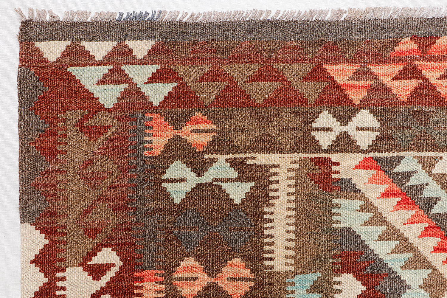 Multy Handmade Veggie Dye Kilim Rug Rectangular