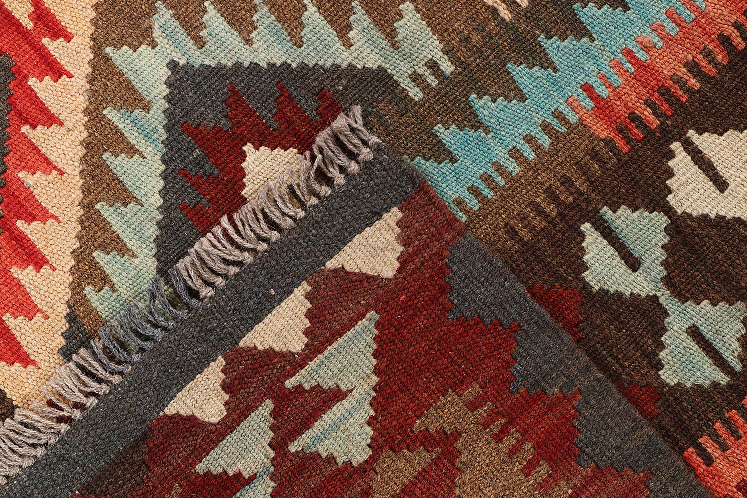 Multy Handmade Veggie Dye Kilim Rug Rectangular