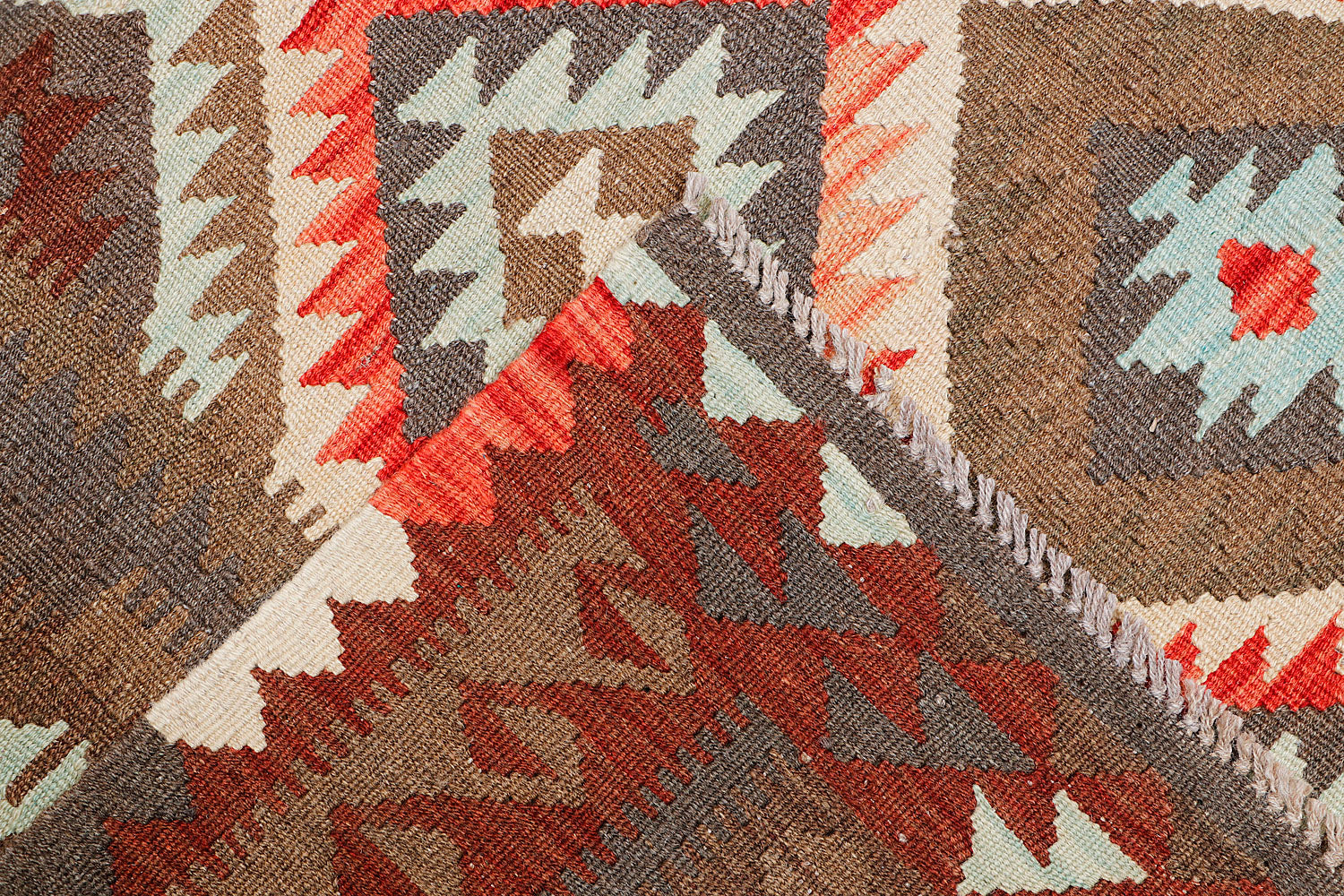 Multy Handmade Veggie Dye Kilim Rug Rectangular