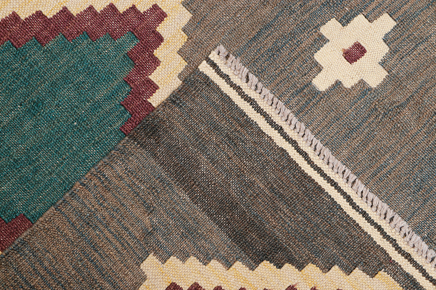 Multy Handmade Veggie Dye Kilim Rug Rectangular
