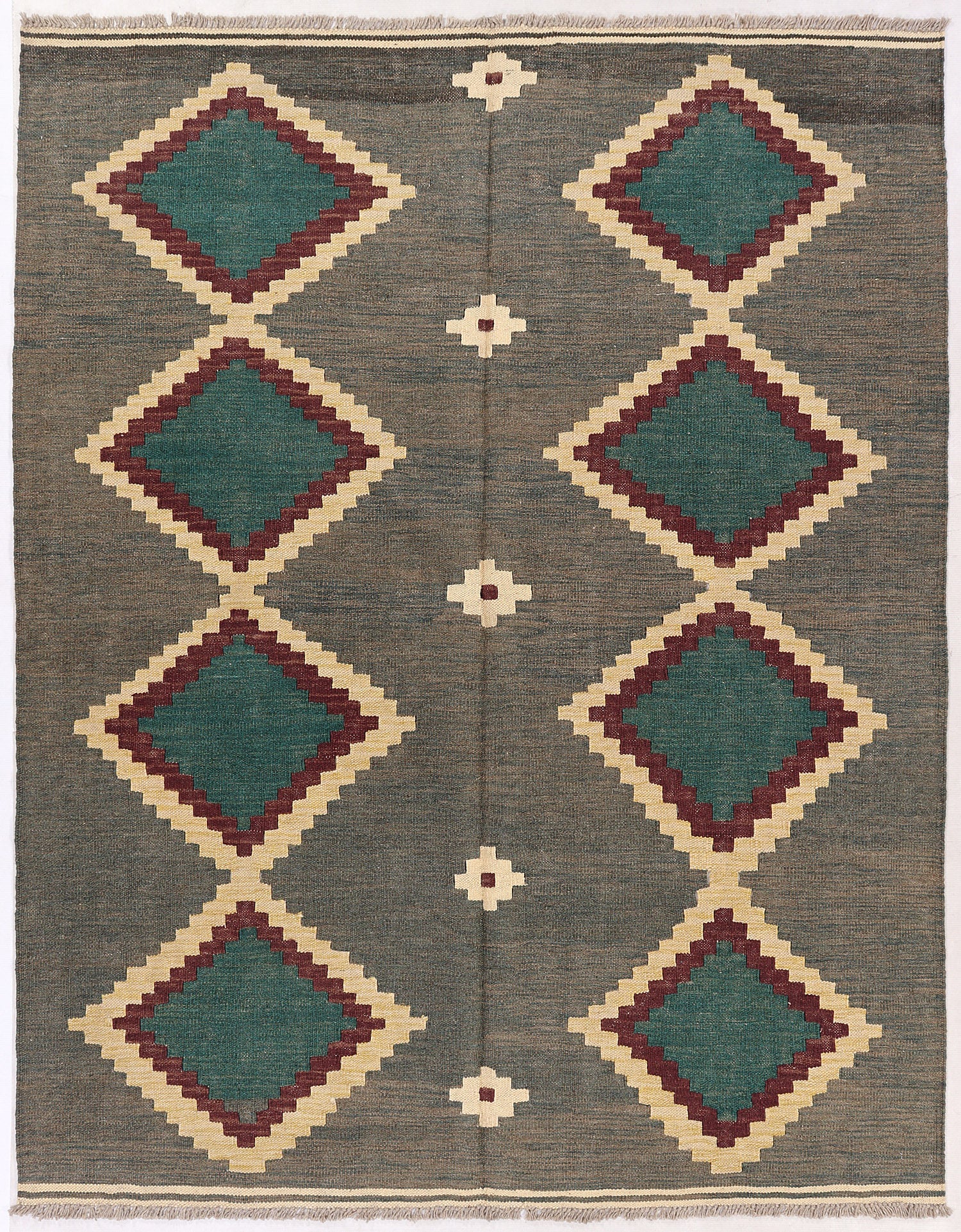 Multy Handmade Veggie Dye Kilim Rug Rectangular