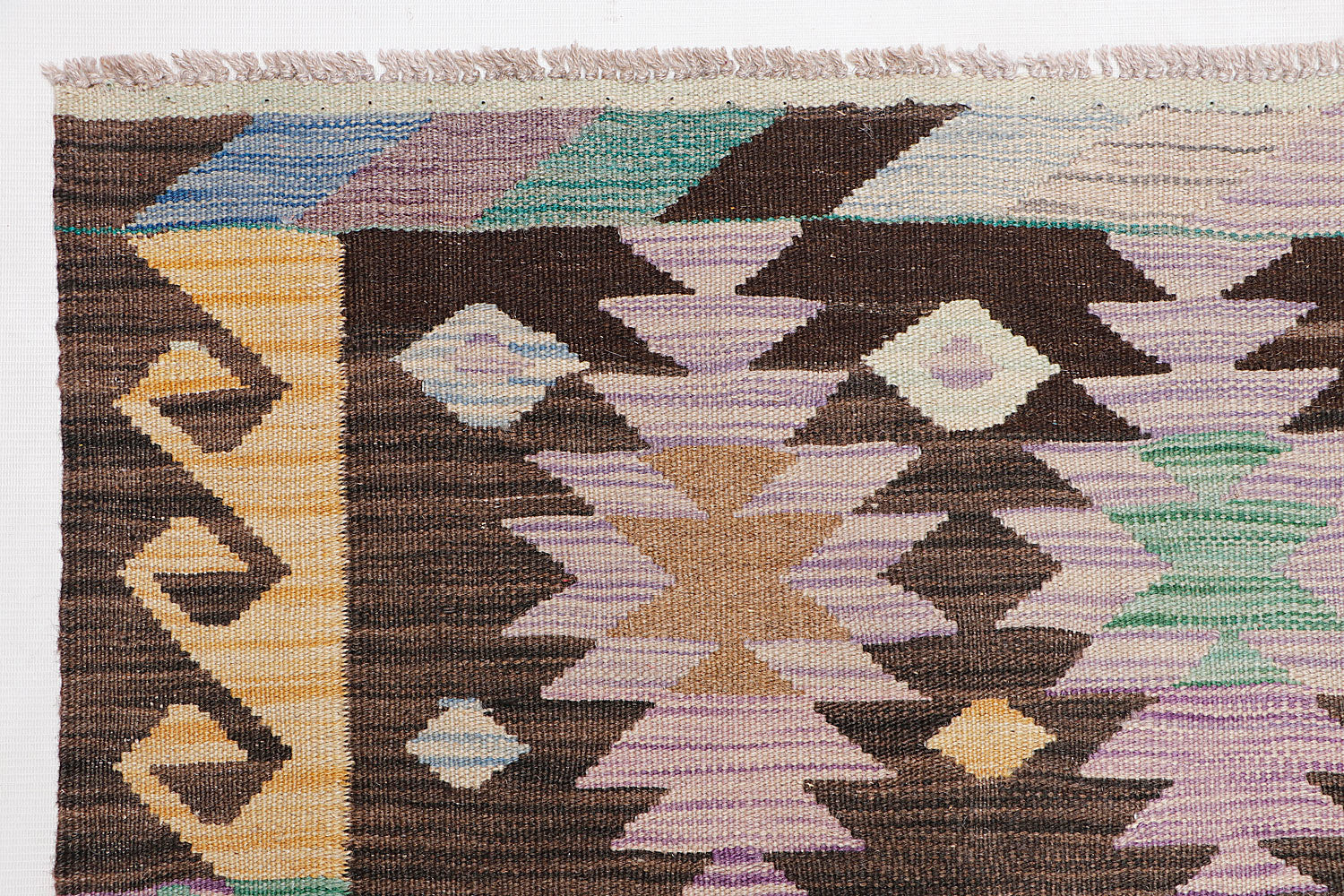 Multy Handmade Veggie Dye Kilim Rug Rectangular