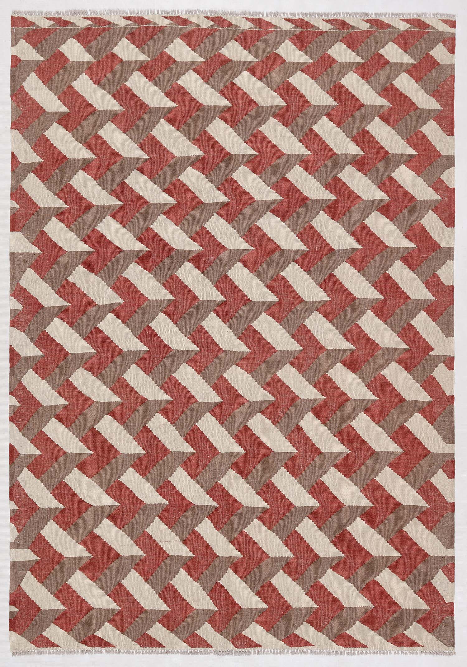 4' 6" x 6' 6 Multy Handmade Veggie Dye Kilim Rug Rectangular