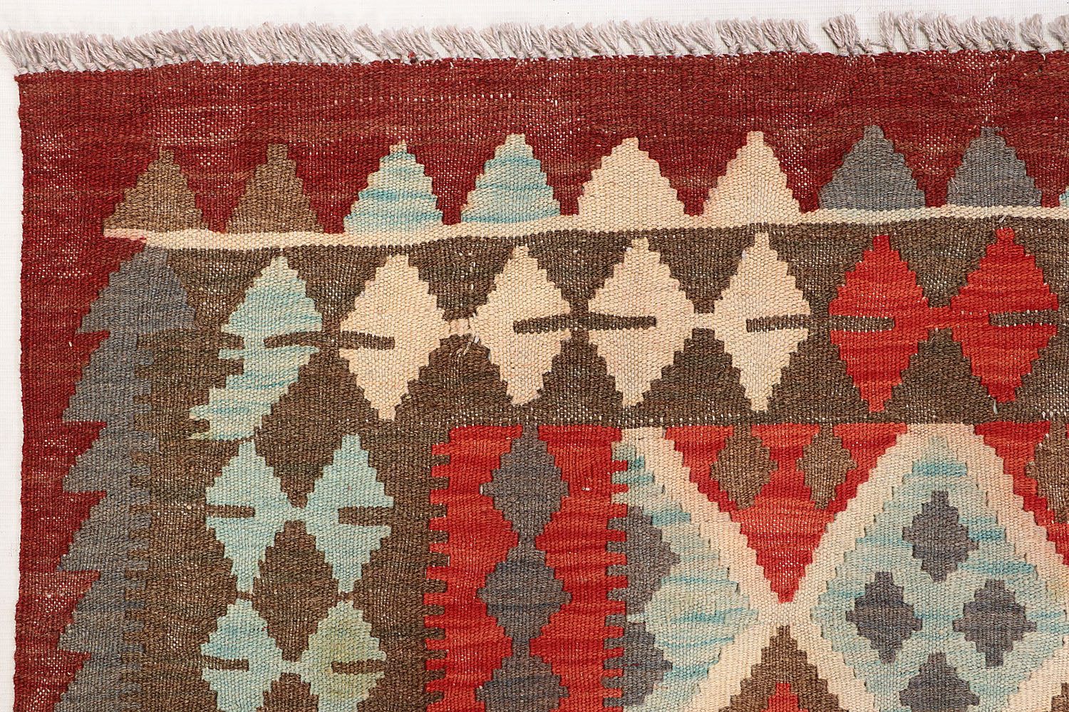 5' X 7' Multy Handmade Veggie Dye Kilim Rug Rectangular