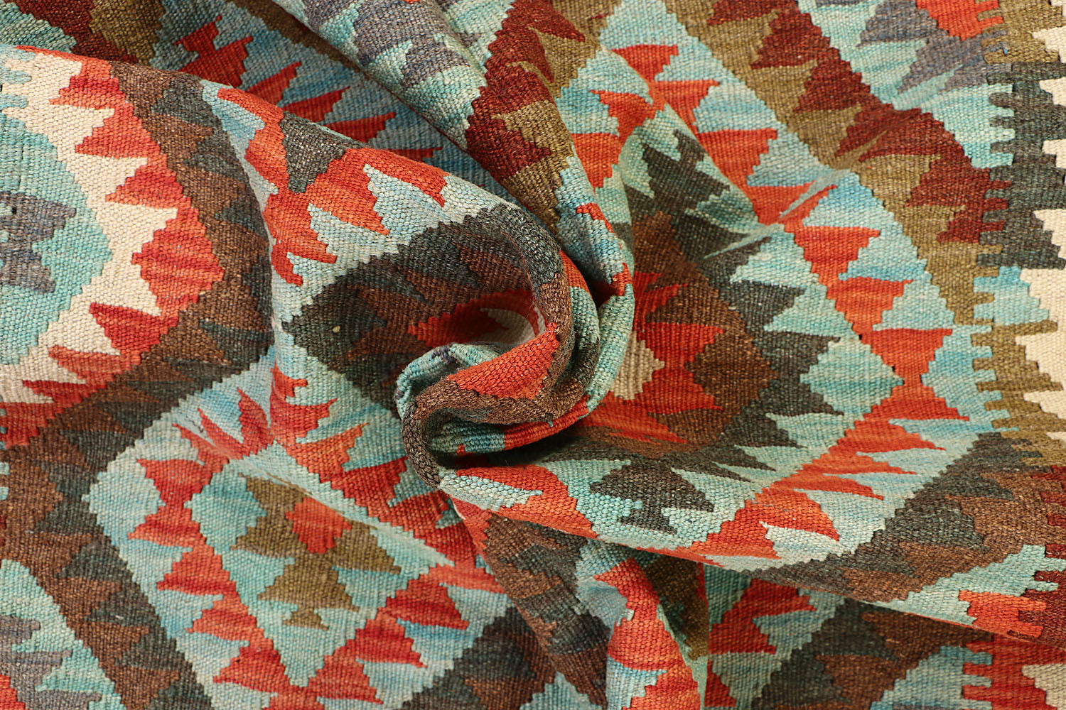 Multy Handmade Veggie Dye Kilim Rug Rectangular