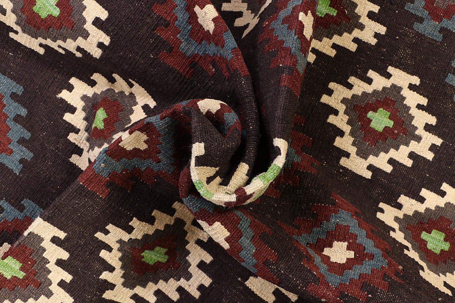 5' X 7' Multy Handmade Veggie Dye Kilim Rug Rectangular