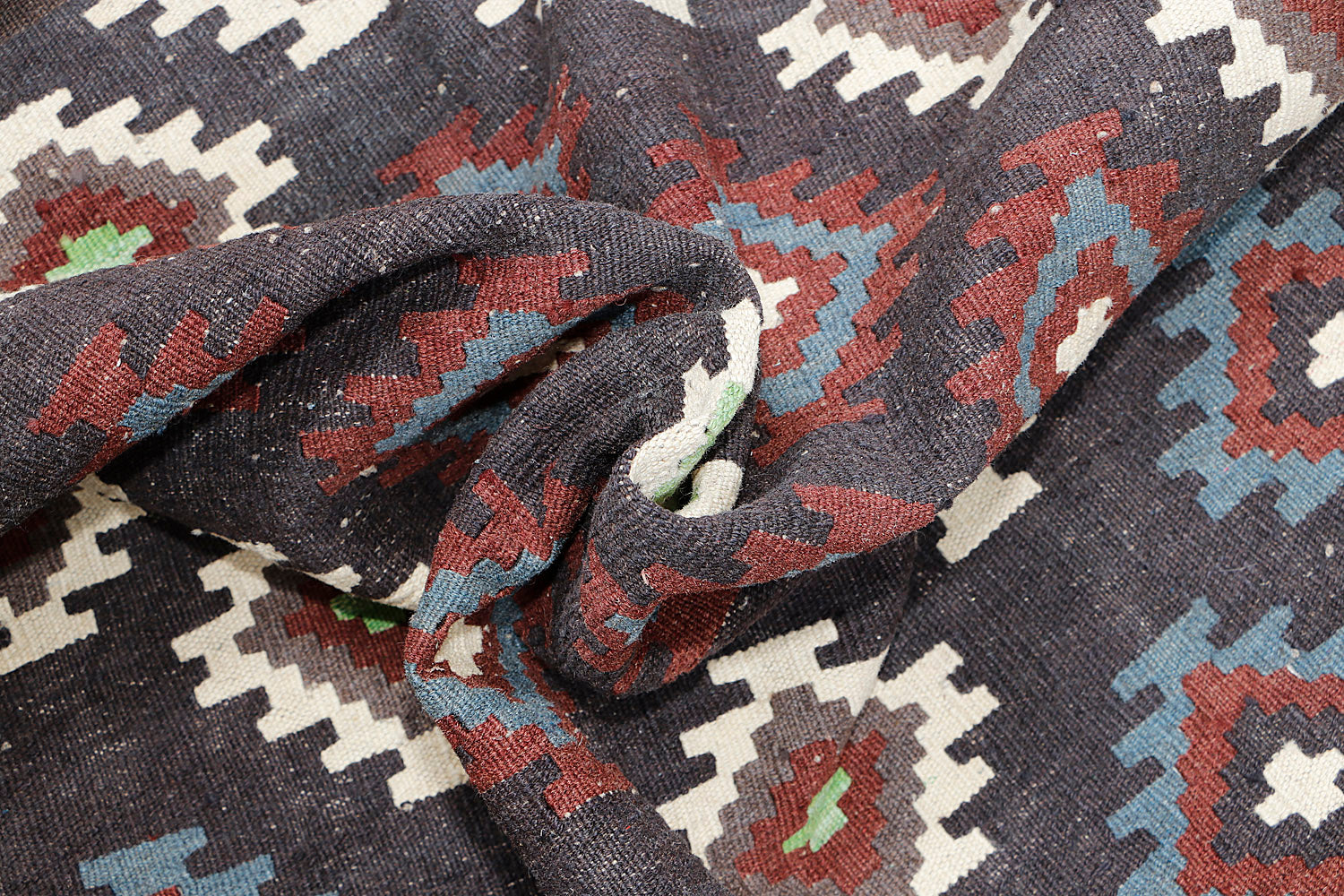 5' X 7' Multy Handmade Veggie Dye Kilim Rug Rectangular