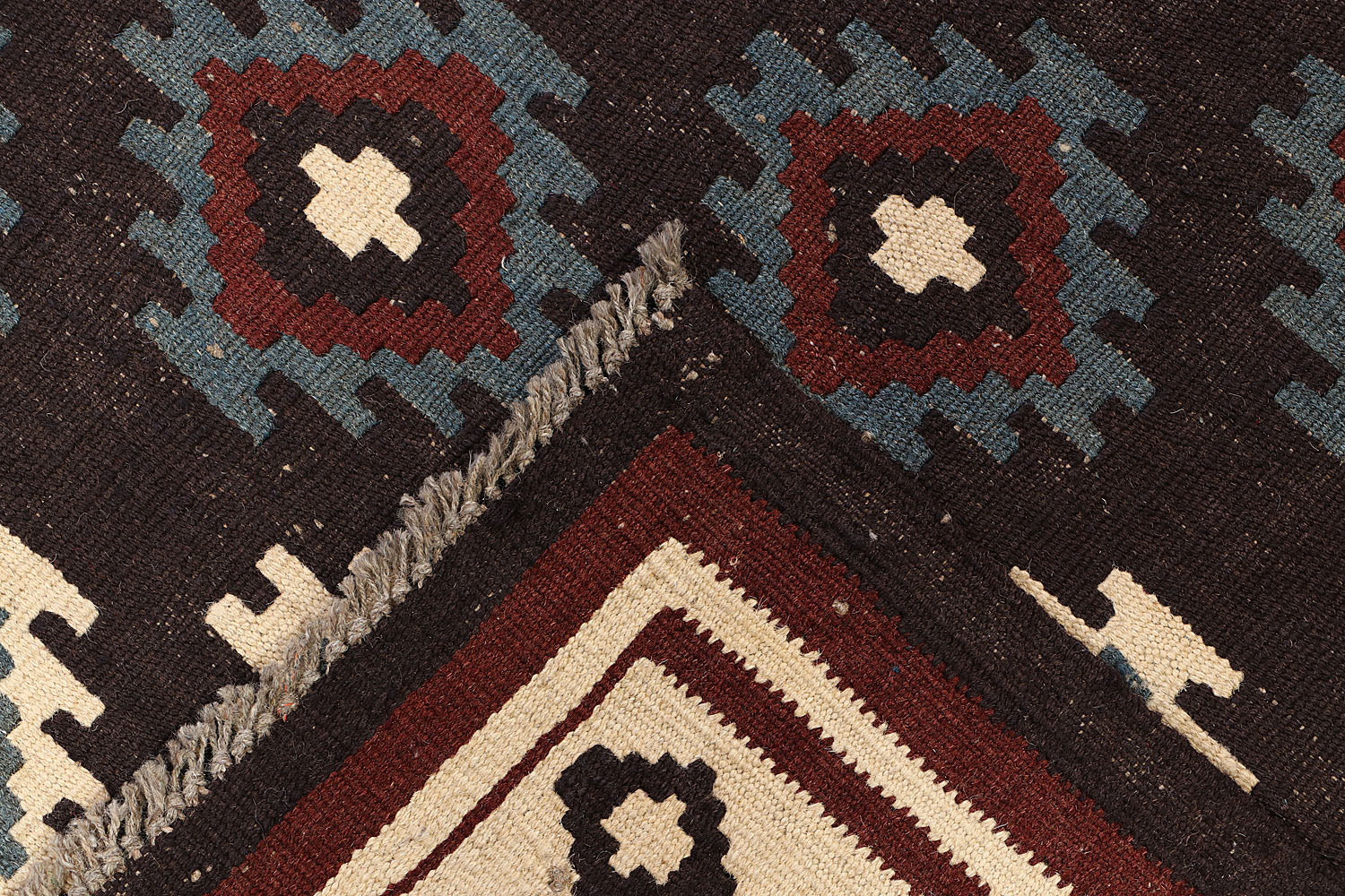 5' X 7' Multy Handmade Veggie Dye Kilim Rug Rectangular