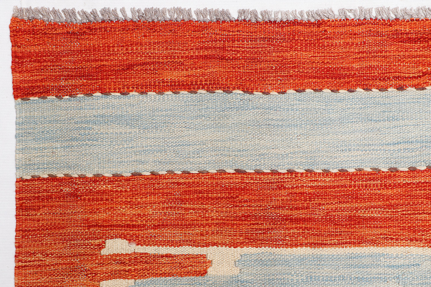 5' 6" X 8' Multy Handmade Veggie Dye Kilim Rug Rectangular
