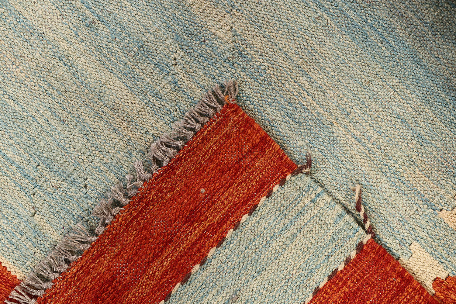 5' 6" X 8' Multy Handmade Veggie Dye Kilim Rug Rectangular