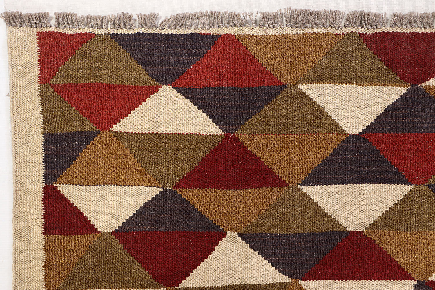 5' 6" X 8' Multy Handmade Veggie Dye Kilim Rug Rectangular