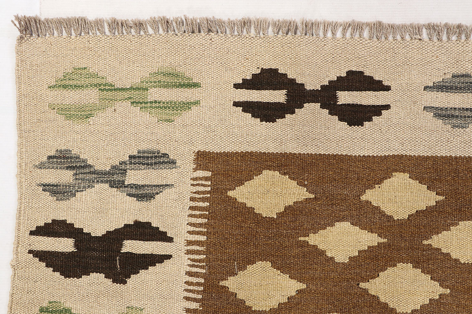 5' 6" X 8' Multy Handmade Veggie Dye Kilim Rug Rectangular