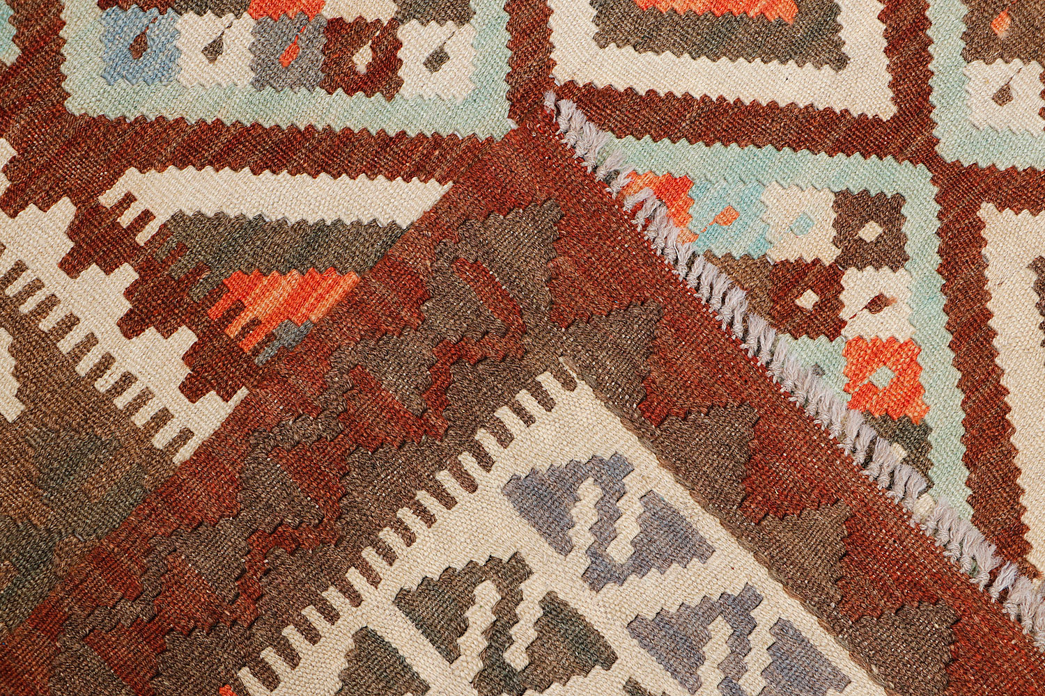 Multy Handmade Veggie Dye Kilim Rug Rectangular