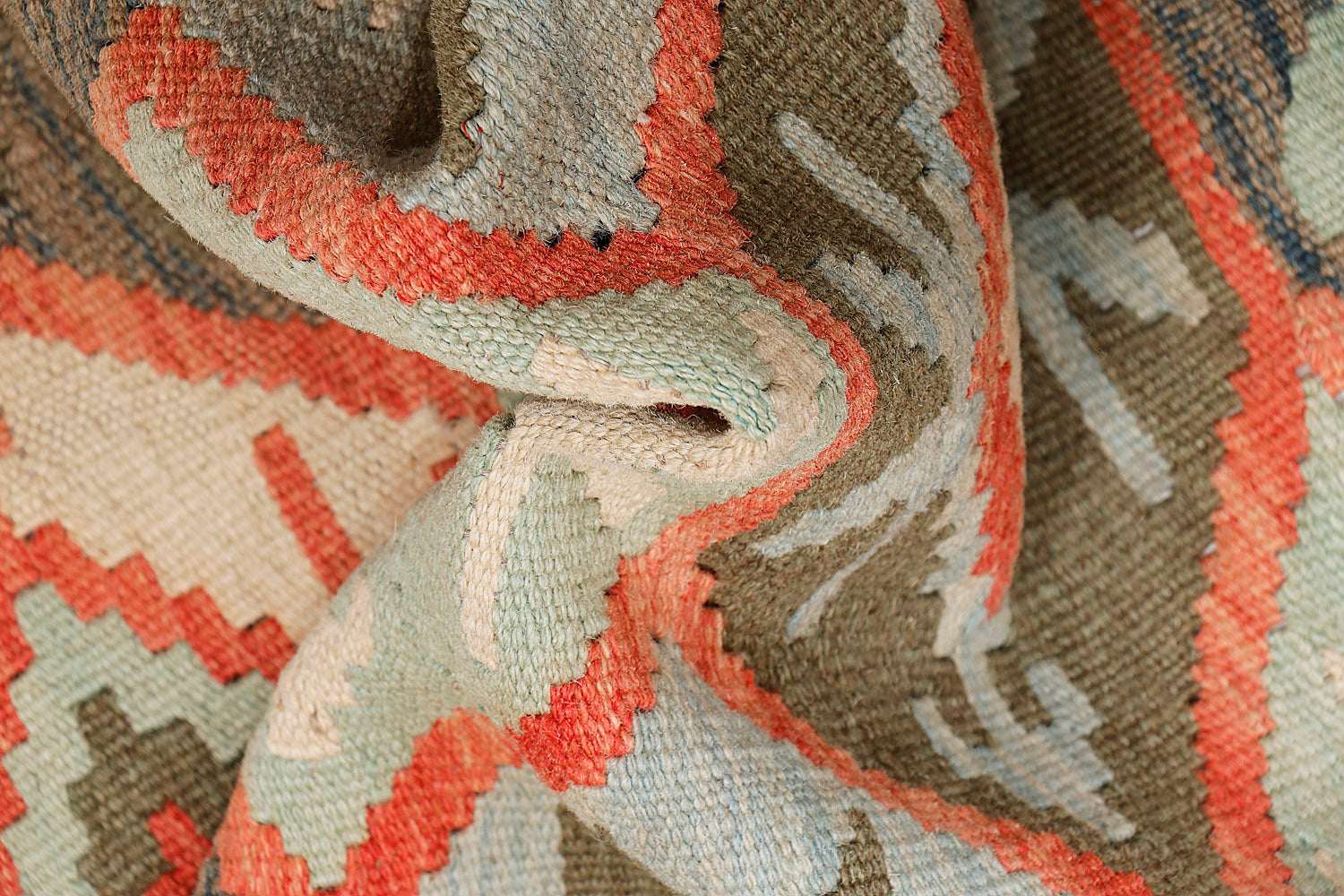 Multy Handmade Veggie Dye Kilim Rug Runner