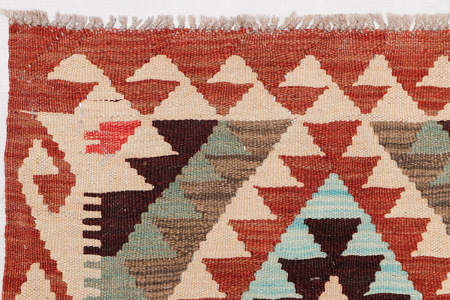 Multy Handmade Veggie Dye Kilim Rug Runner