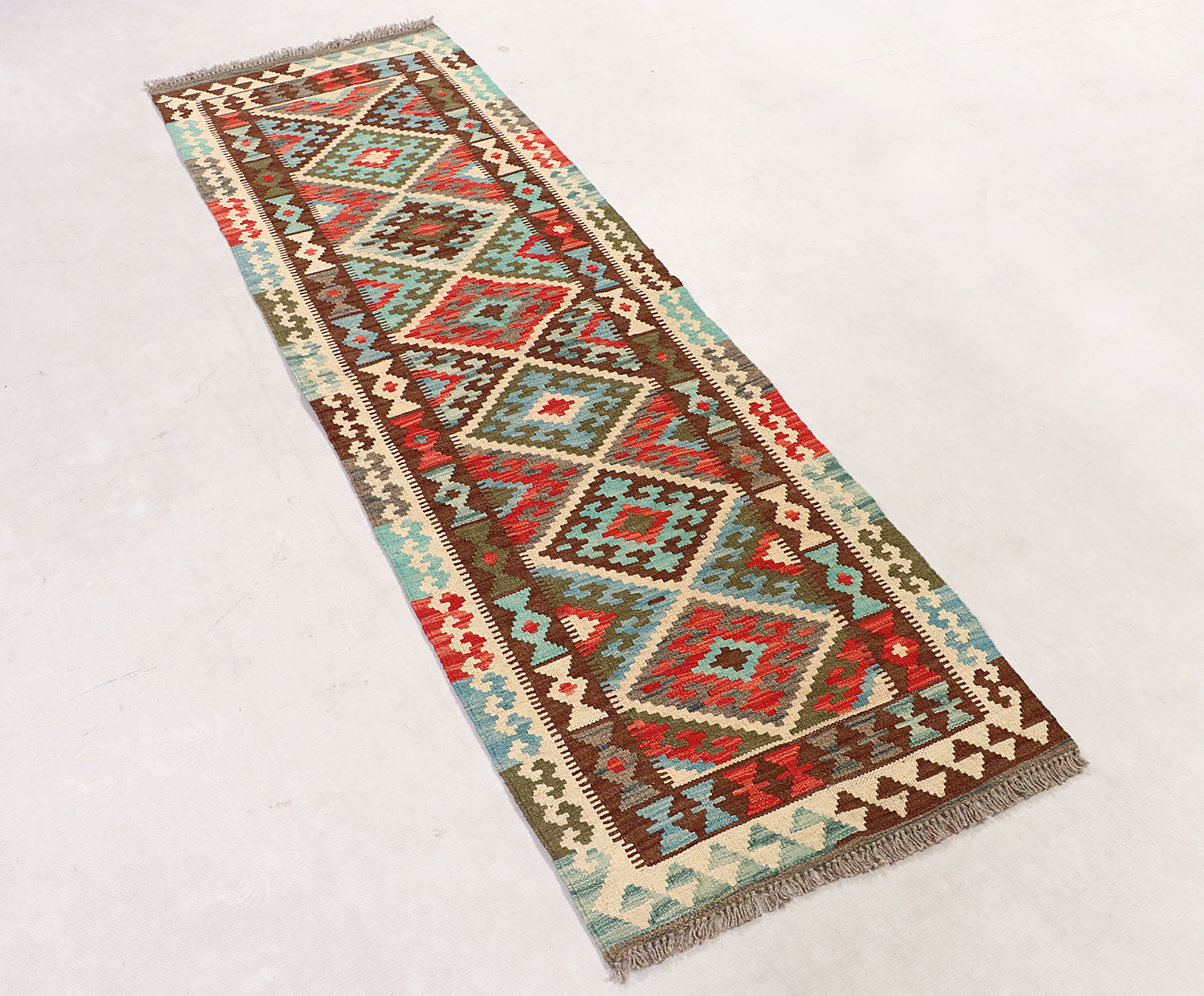 Multy Handmade Veggie Dye Kilim Rug Rectangular
