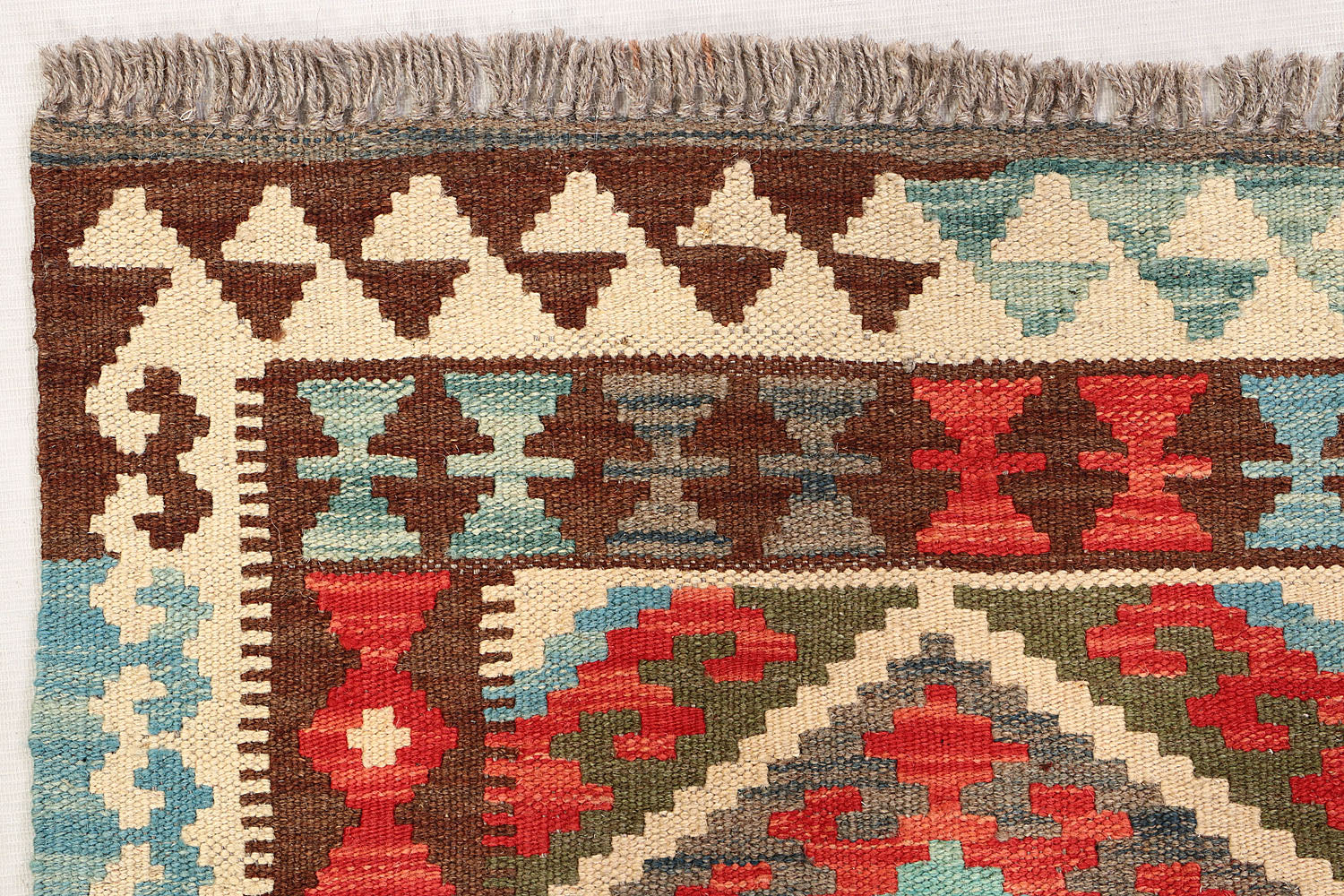 Multy Handmade Veggie Dye Kilim Rug Rectangular