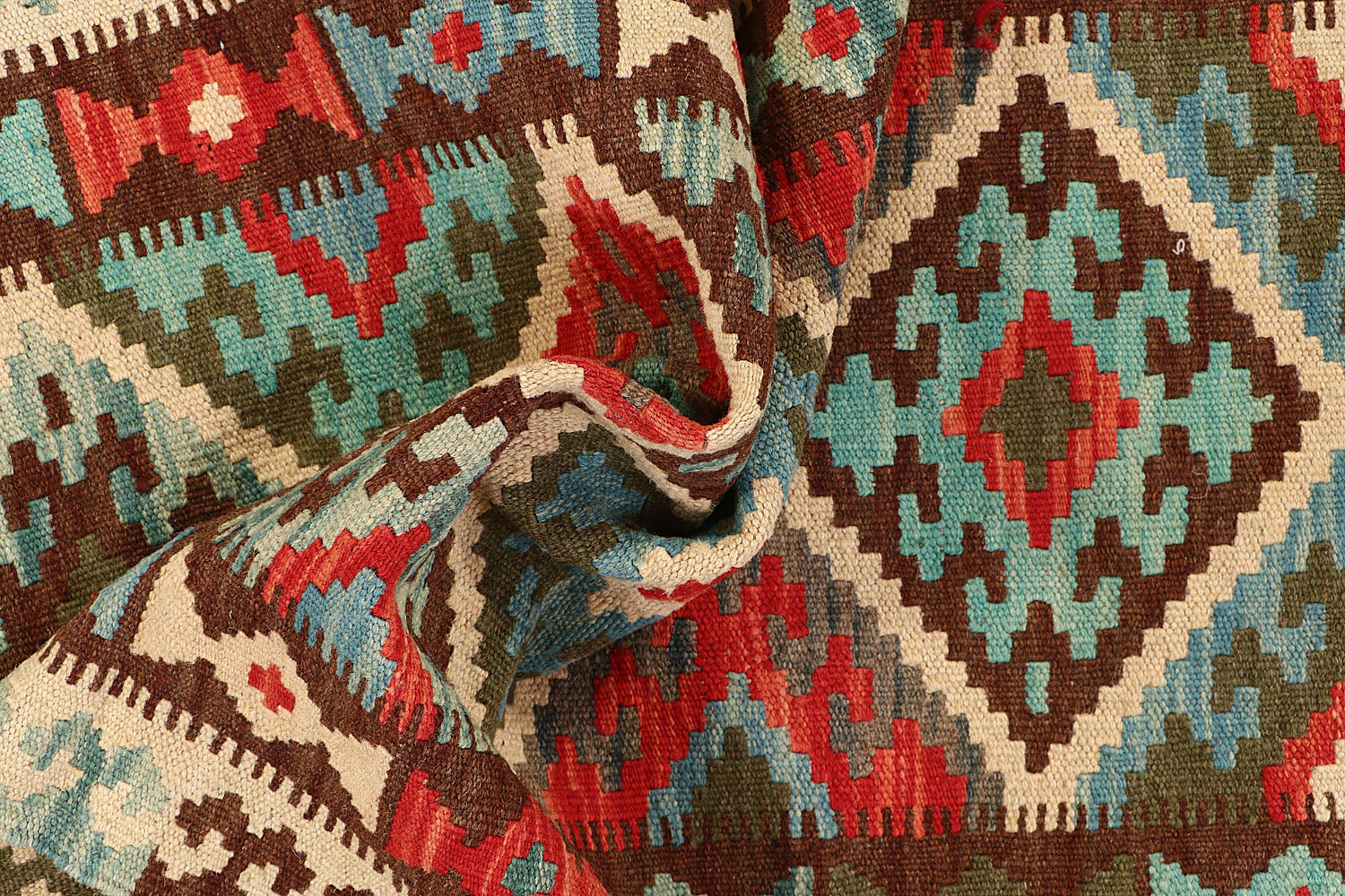 Multy Handmade Veggie Dye Kilim Rug Rectangular