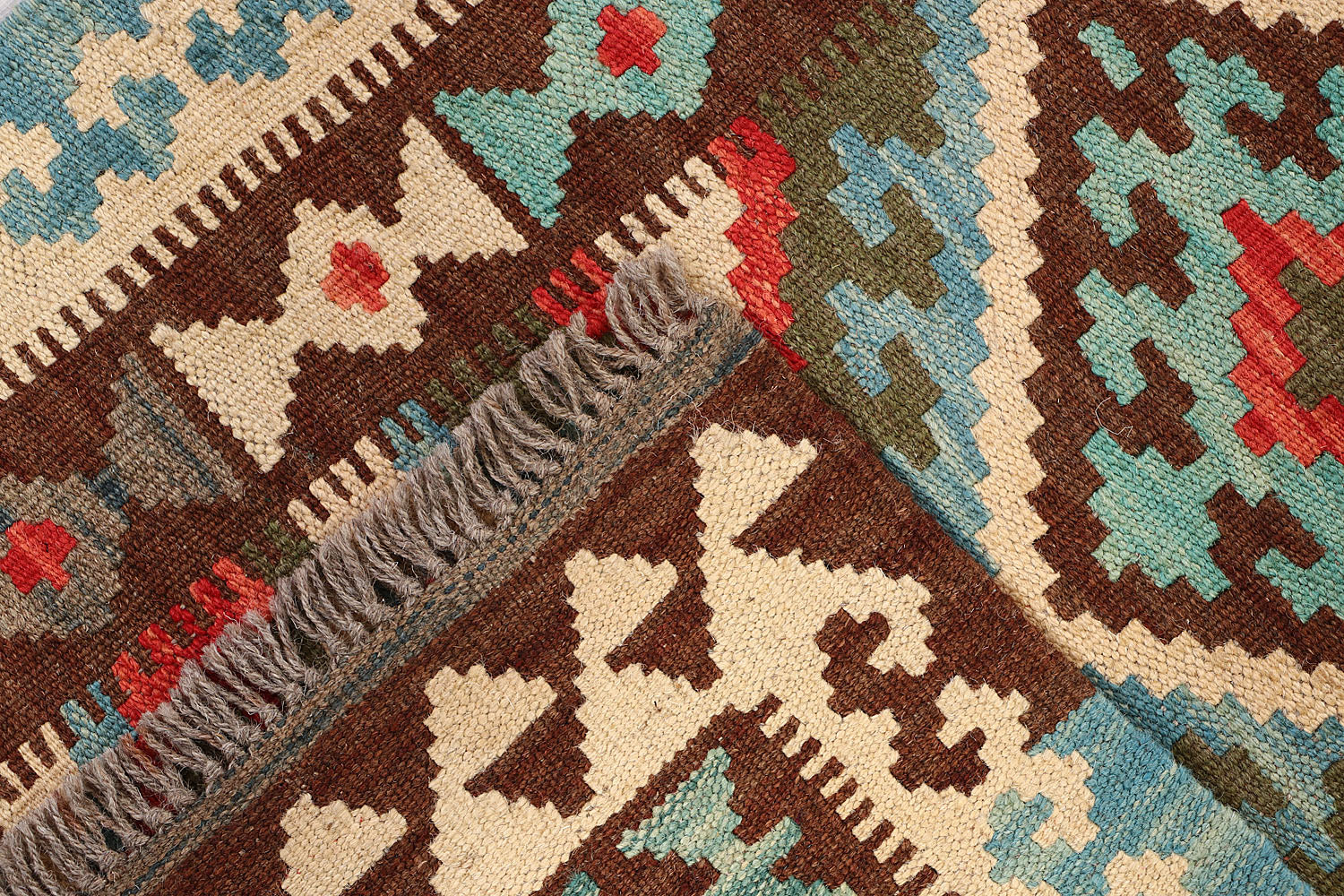 Multy Handmade Veggie Dye Kilim Rug Rectangular