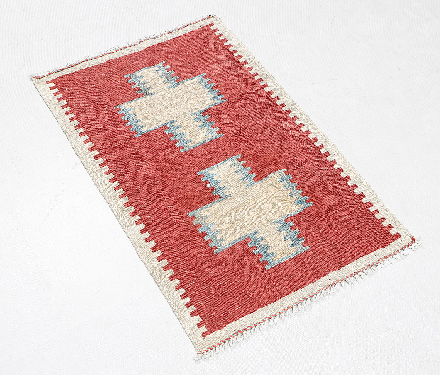 2' x 3' Multy Handmade Veggie Dye Kilim Rug Rectangular