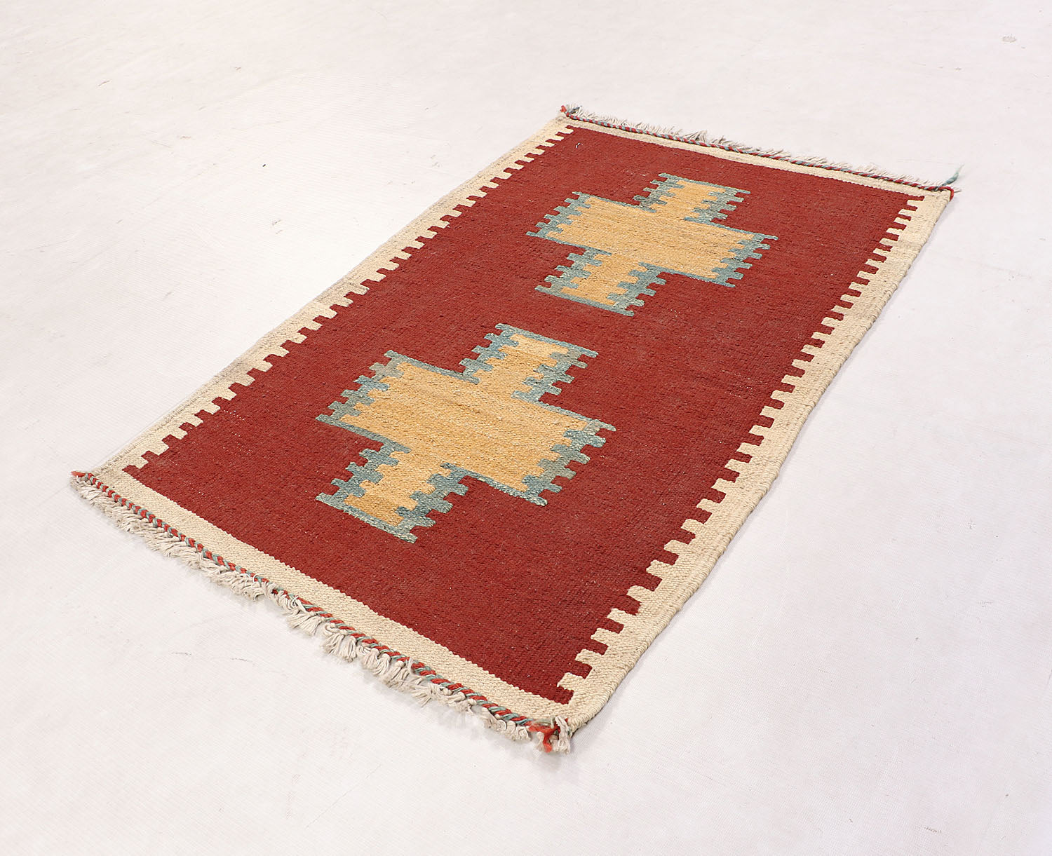 2' x 3' Multy Handmade Veggie Dye Kilim Rug Rectangular