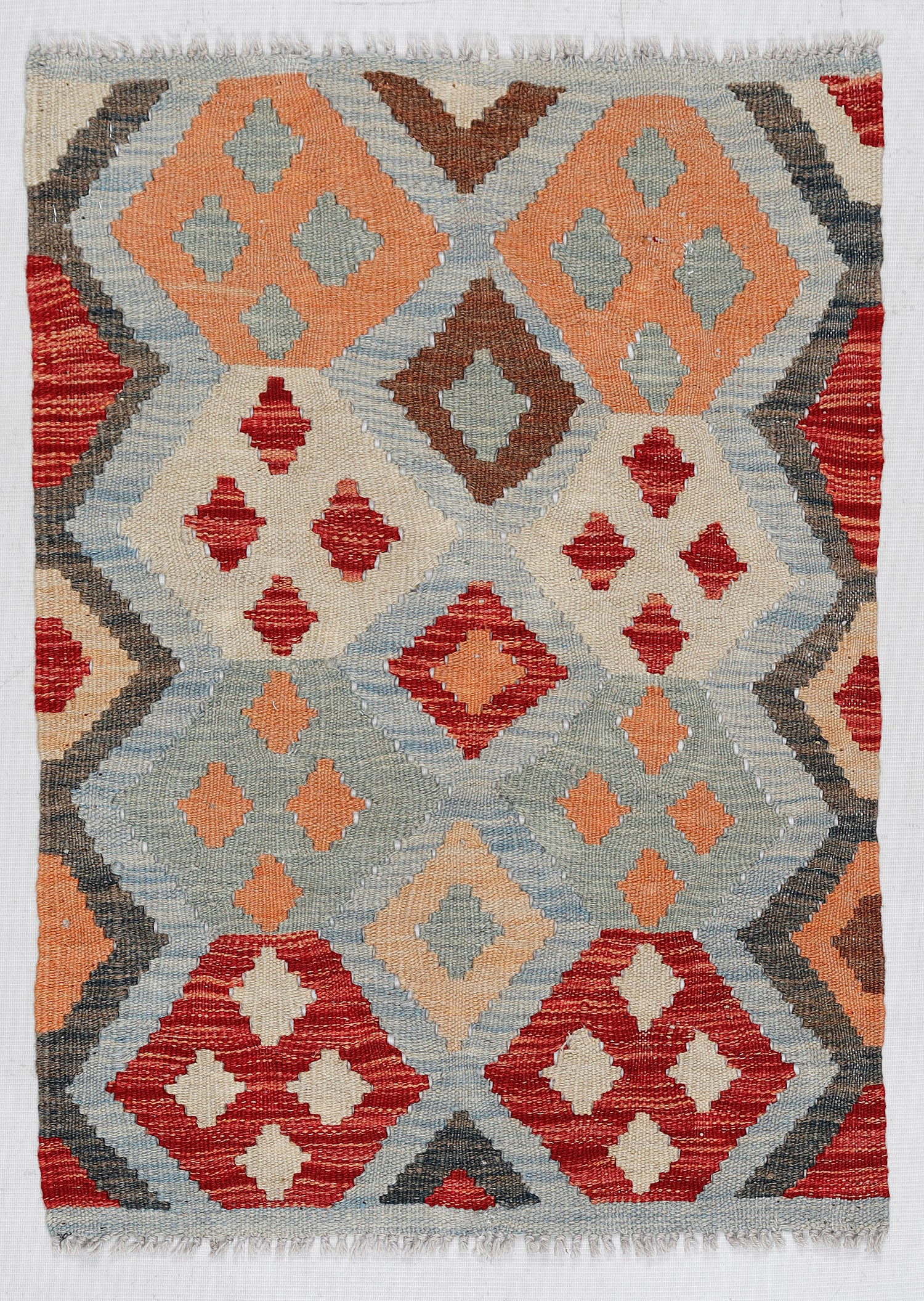 2' x 3' Multy Handmade Veggie Dye Kilim Rug Rectangular