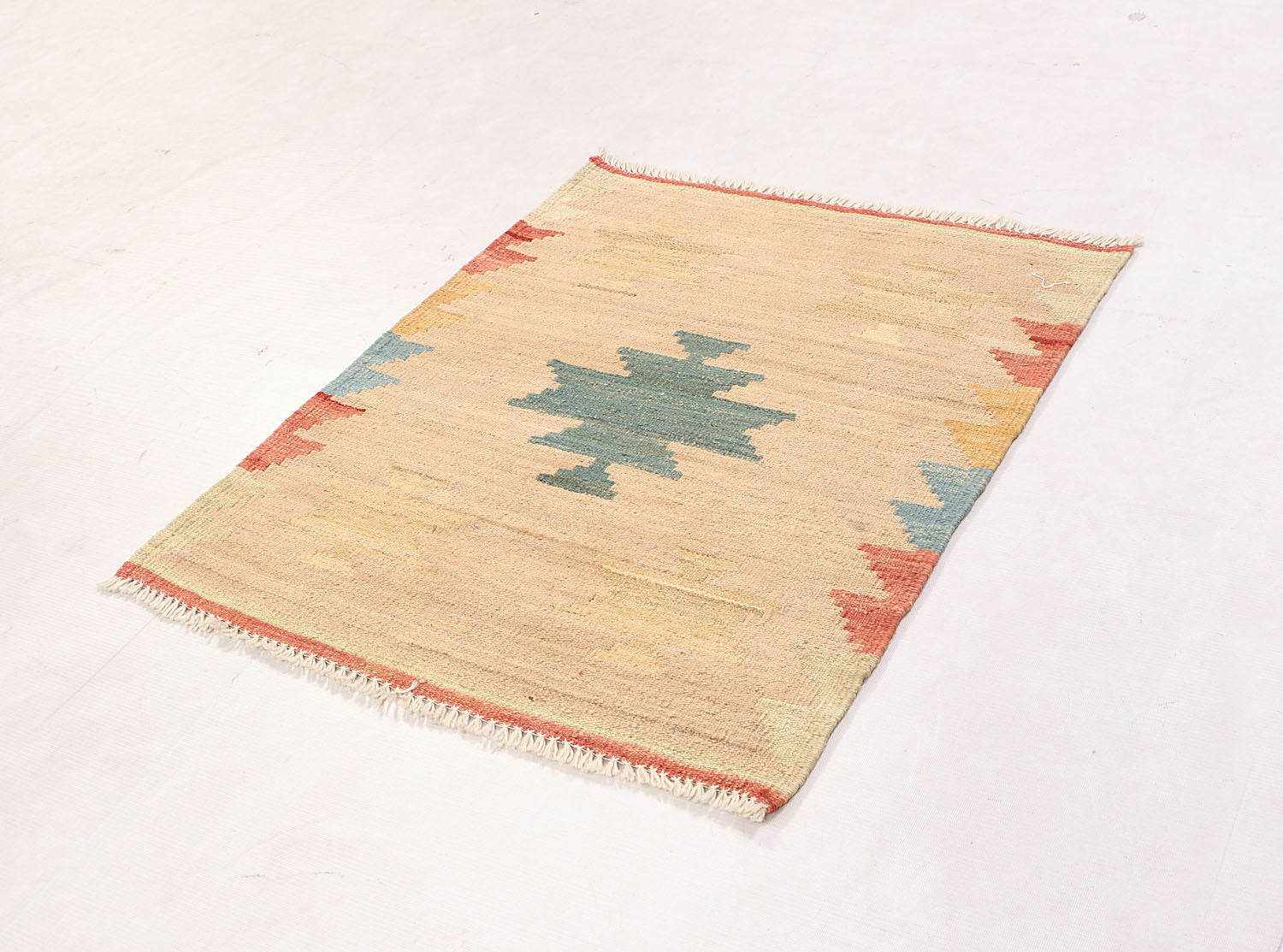 2' x 3' Multy Handmade Veggie Dye Kilim Rug Rectangular
