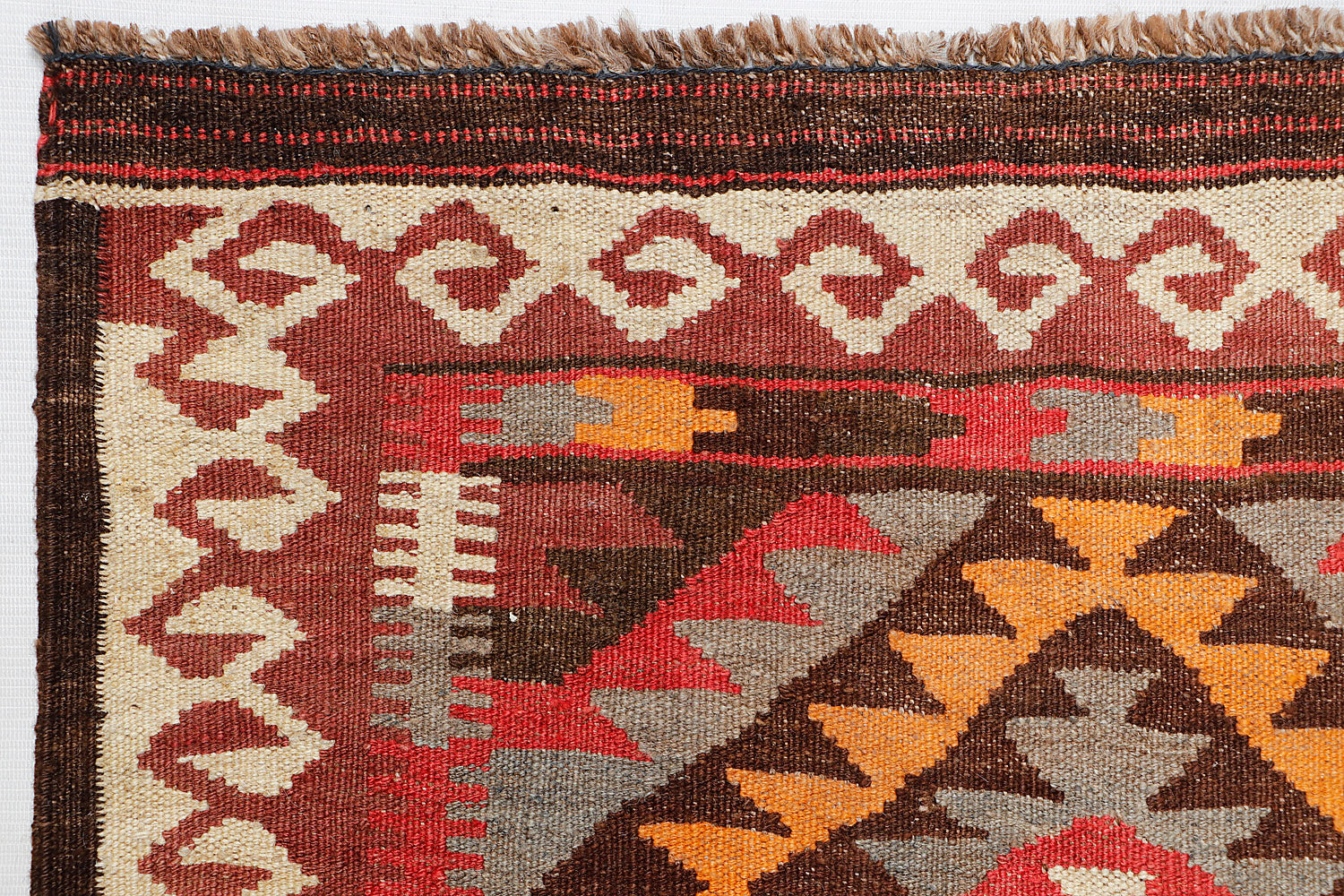 2' x 3' Multy Handmade Veggie Dye Kilim Rug Rectangular