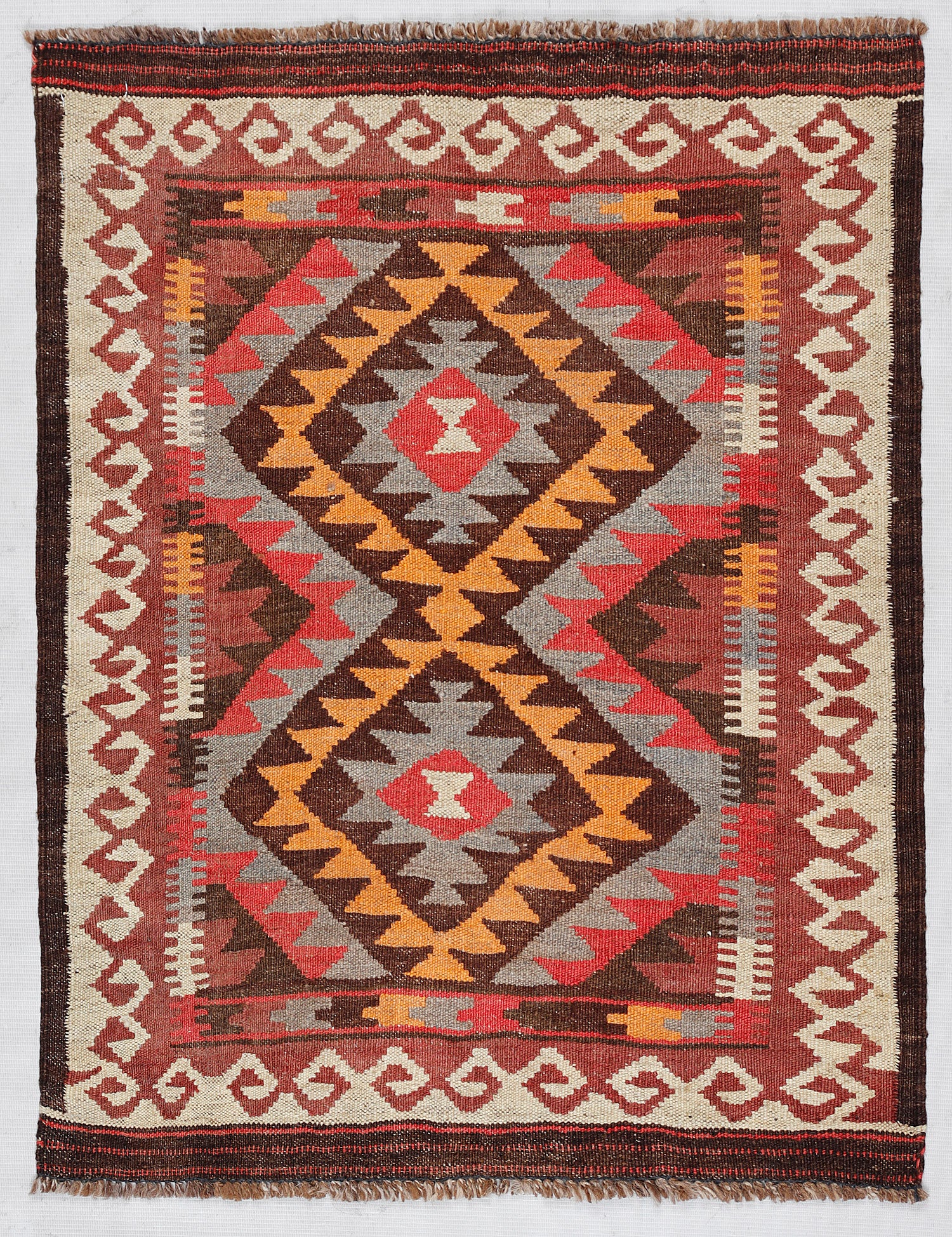 2' x 3' Multy Handmade Veggie Dye Kilim Rug Rectangular