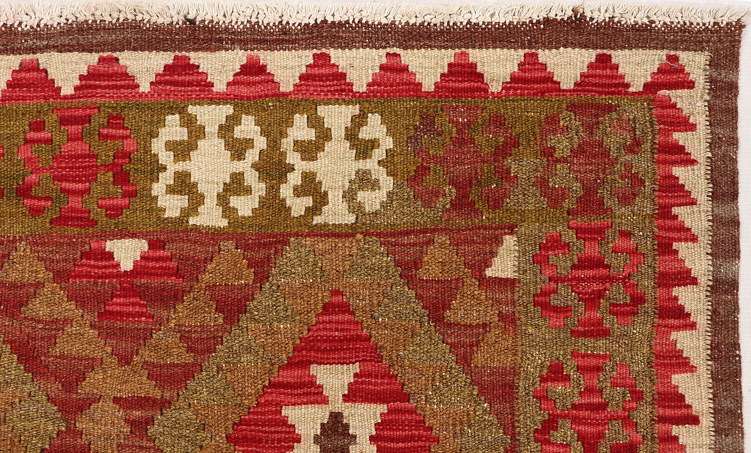 3' 3" X 3' 3'' Multy Handmade Veggie Dye Kilim Rug Square