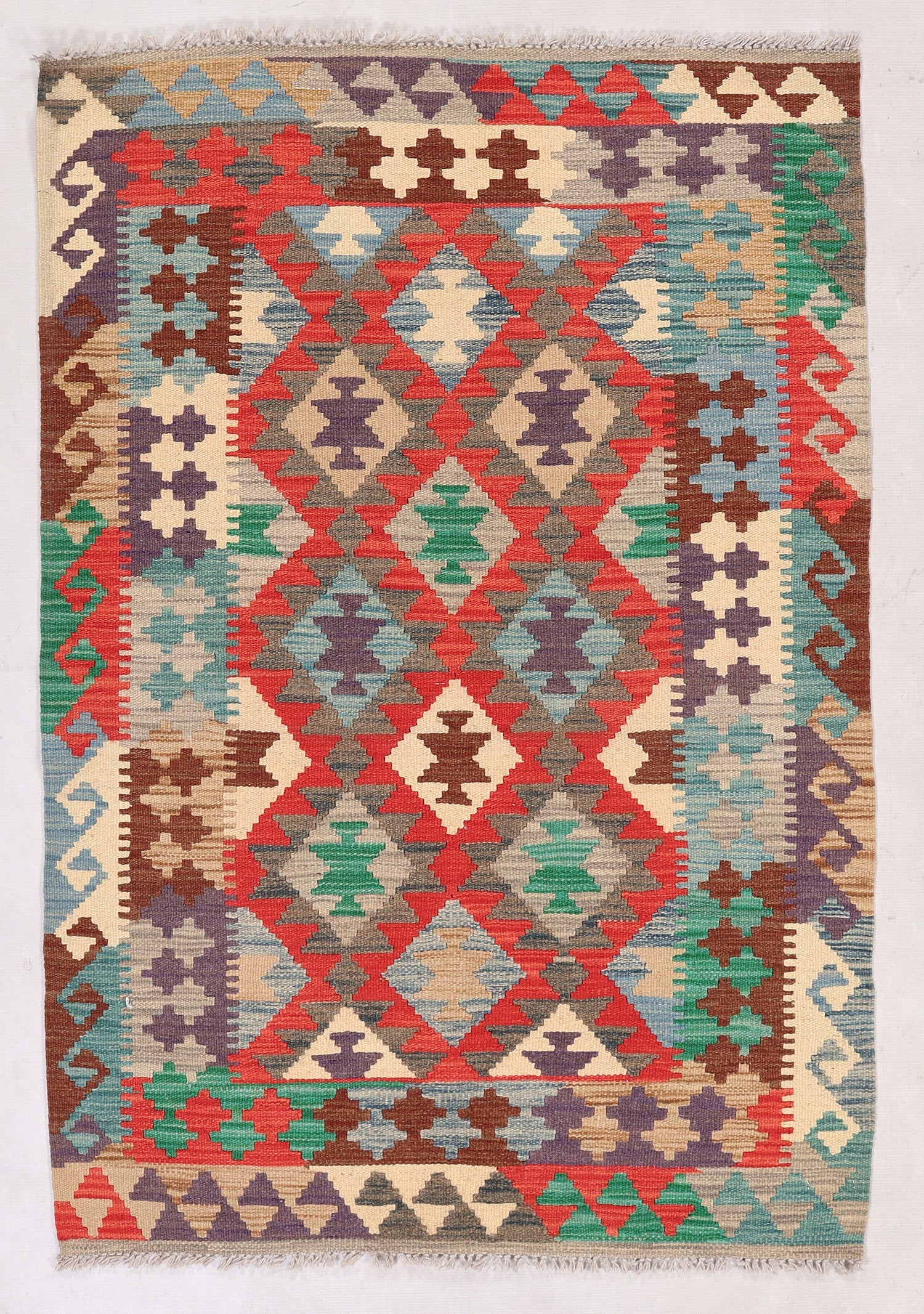 Handmade Veggie Dye Kilim Rug