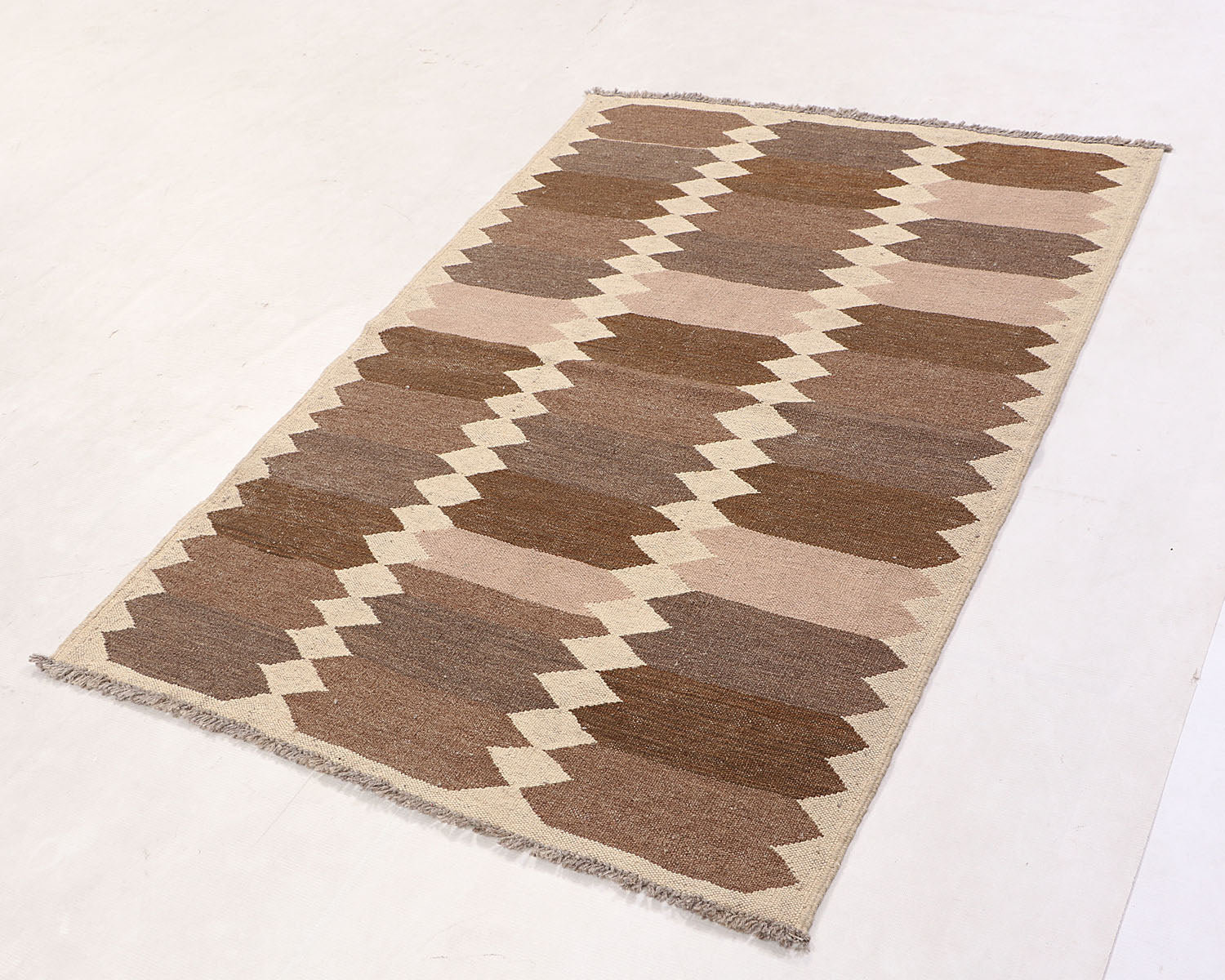 3' X 5' Multy Handmade Veggie Dye Kilim Rug Rectangular