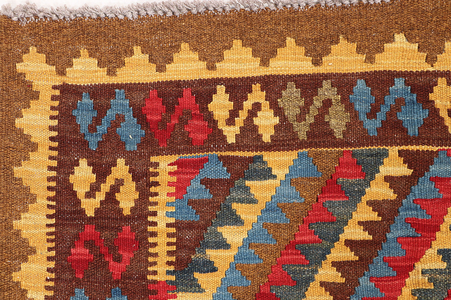 3' X 5' Multy Handmade Veggie Dye Kilim Rug Rectangular