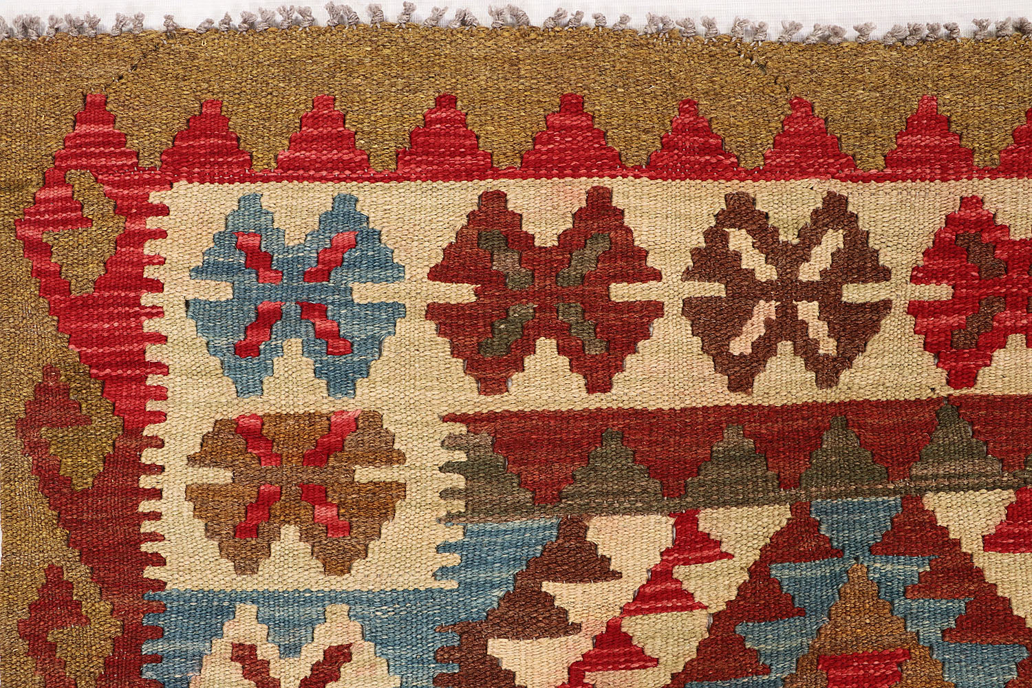3' X 5' Multy Handmade Veggie Dye Kilim Rug Rectangular