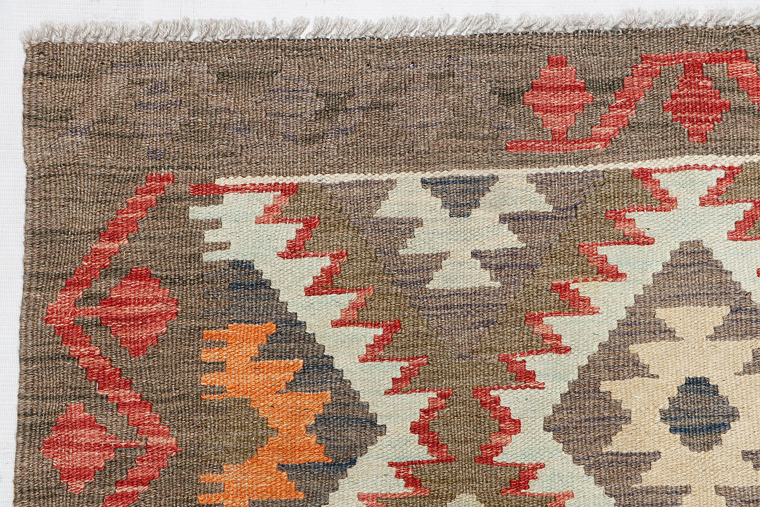3' X 5' Multy Handmade Veggie Dye Kilim Rug Rectangular