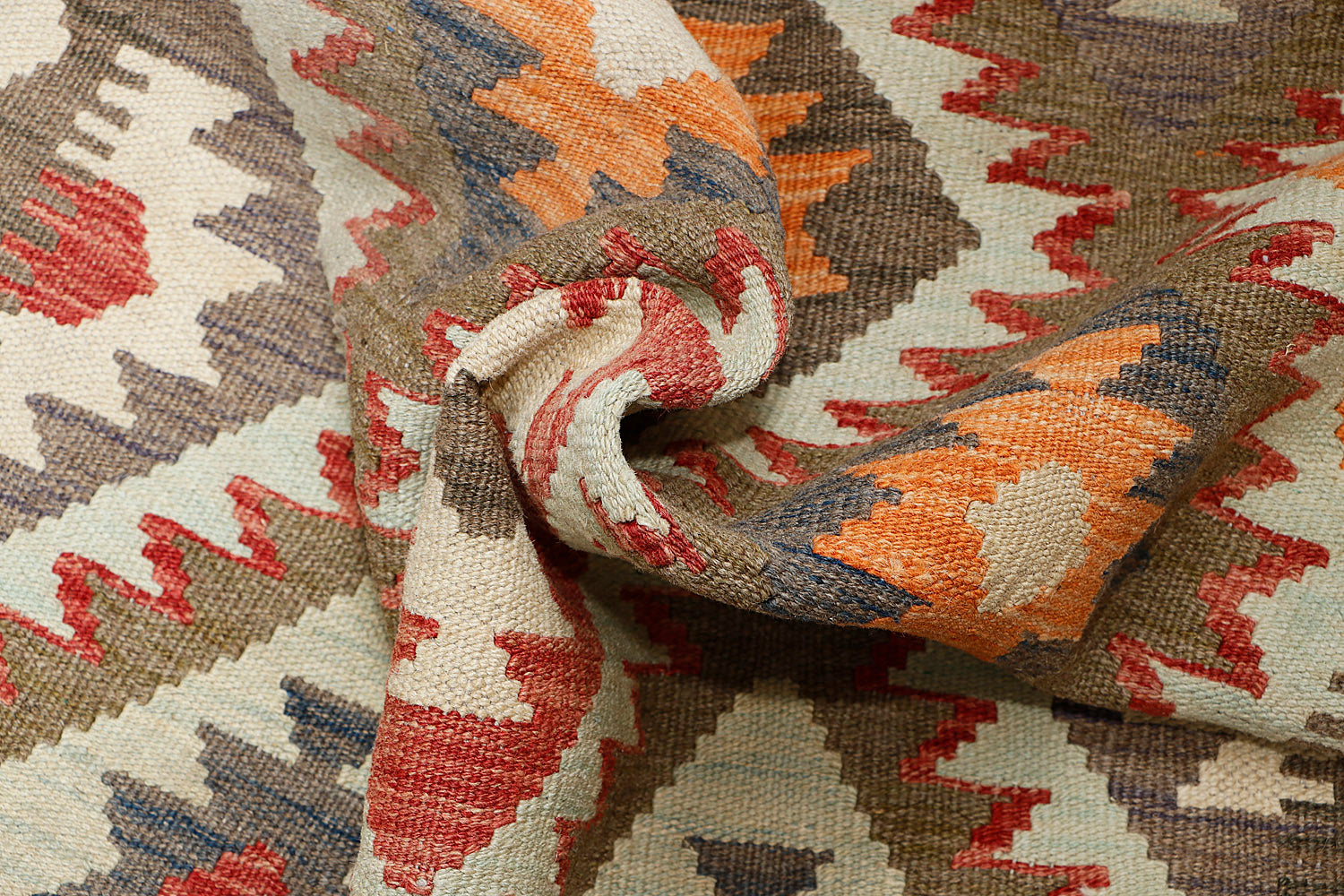 3' X 5' Multy Handmade Veggie Dye Kilim Rug Rectangular