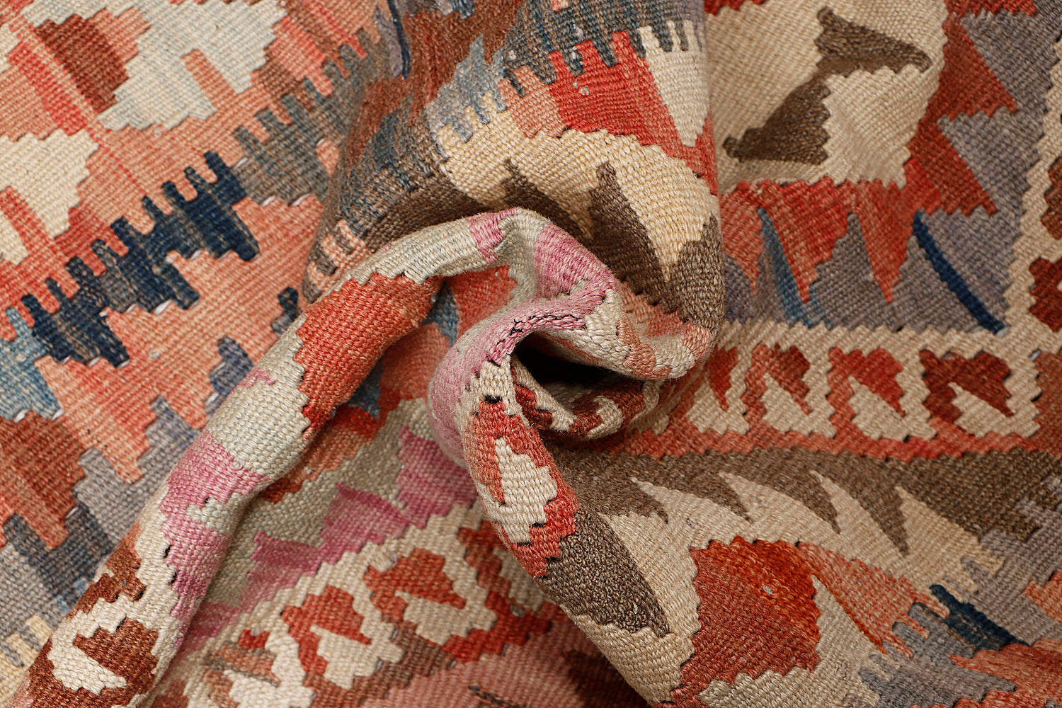3' X 5' Multy Handmade Veggie Dye Kilim Rug Rectangular