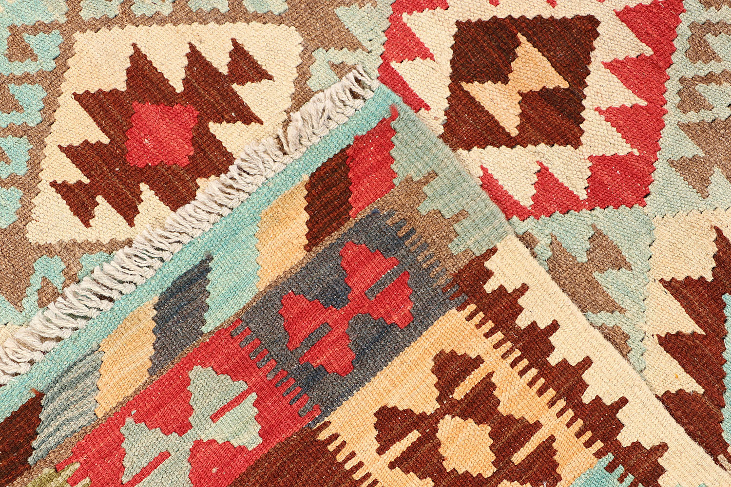3' X 5' Multy Handmade Veggie Dye Kilim Rug Rectangular